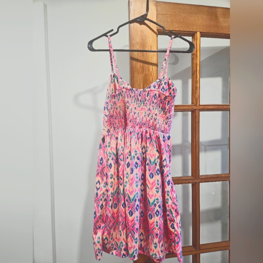 Billabong, Colorful Geometric Print Dress, Size M